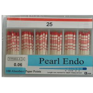 Pearl Endo Paper Point Taper Açılı 06 mm